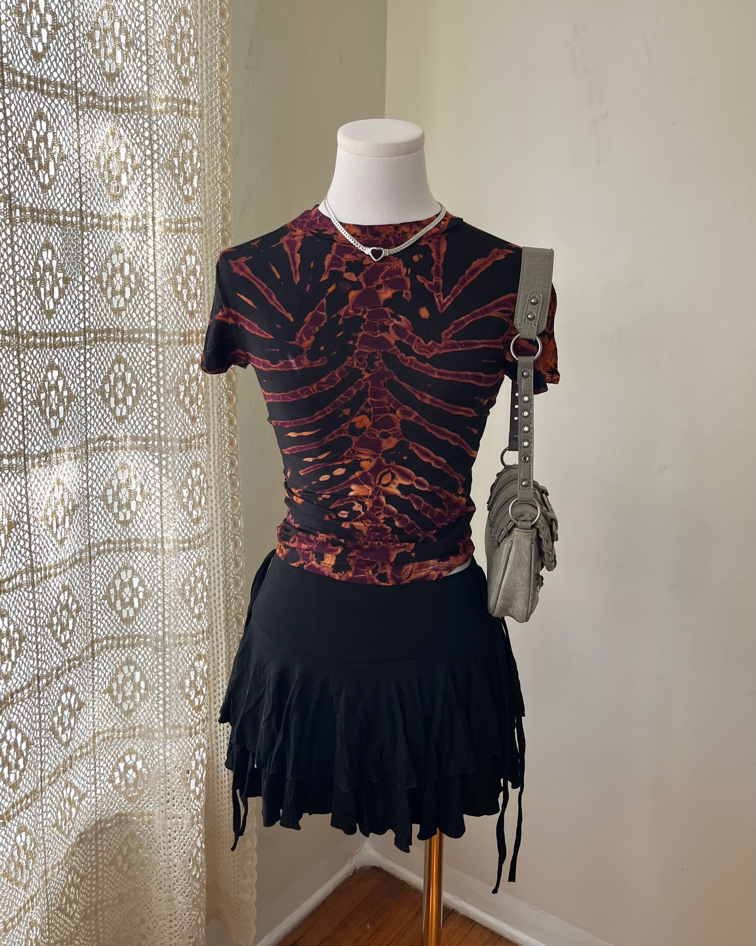 Super Soft Baby Tee - Black Tie Dye