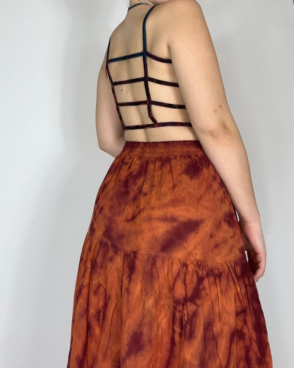 Cage Top - Black Rainbow