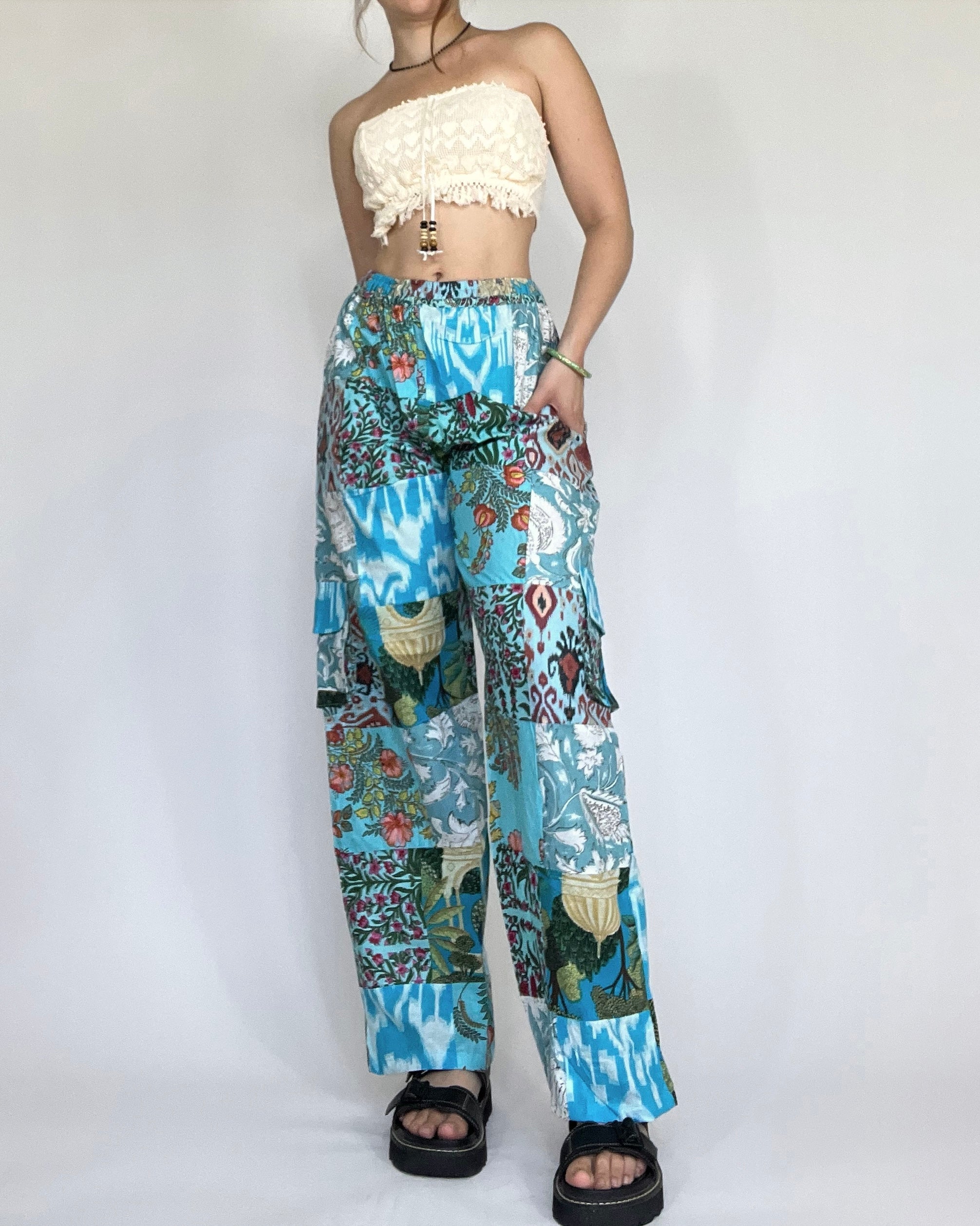 Boho Patchwork Pants