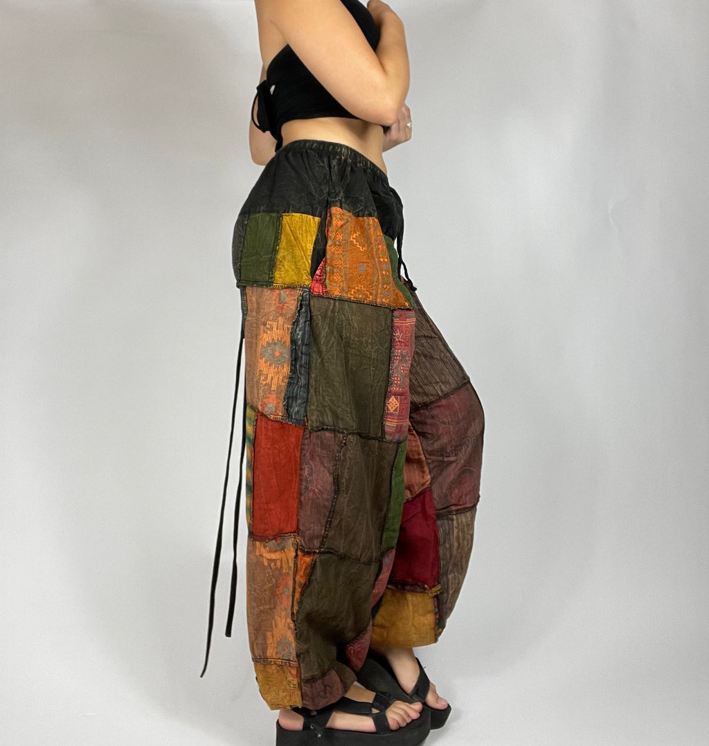 Pandora Bottoms in black/mixed patches